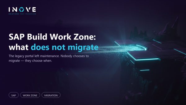 SAP Build Work Zone: what does not migrate from the portal
