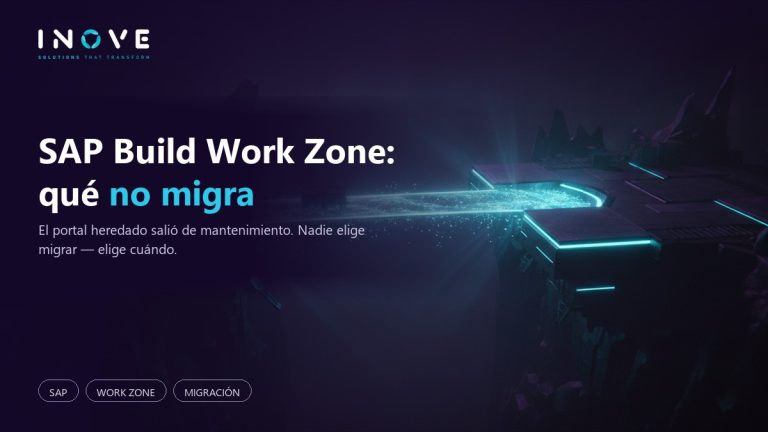 SAP Build Work Zone: qué no migra del portal heredado